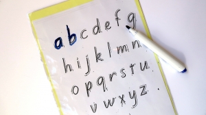 Correct letter formation